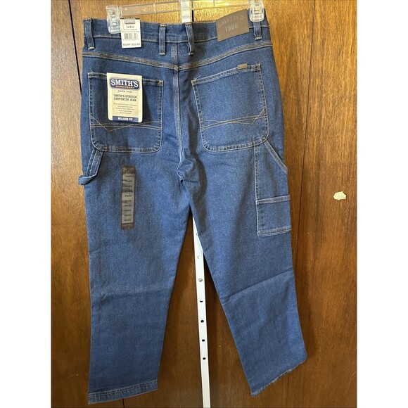 Smith's Workwear - Stretch Carpenter Jeans - Relaxed Fit - Men's Size 34x32 - Picture 1 of 5